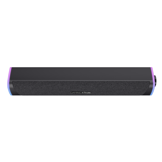 Soundbar Trust GXT 620 Axon, puetere (RMS) 6W, frecventa 20 Hz - 20.000 Hz, audio input 3.5mm (1.4m), iluminare RGB, alimentare prin USB, negru Soundbar Trust GXT 620 Axon, puetere (RMS) 6W, frecventa 20 Hz - 20.000 Hz, audio input 3.5mm (1.4m), iluminare RGB, alimentare prin USB, negru