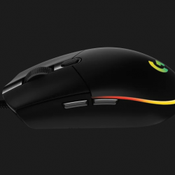 Logitech mouse cu fir G102 RGB, 6 butoane, 8000 dpi, senzor optic, USB, negru