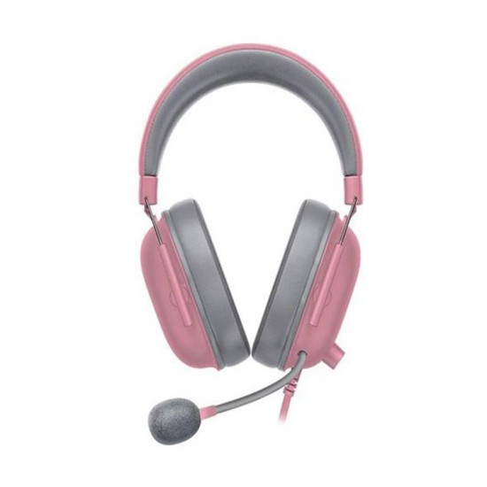 Casti Razer Blackshark V2 X cu fir, roz