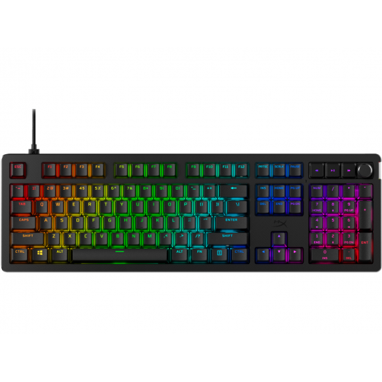 Tastatura gaming mecanica HyperX Alloy Rise, iluminare RGB (16,777,216 culori), Hyperx linear switch, 100% anti-ghosting, layout US, negru Tastatura gaming mecanica HyperX Alloy Rise, iluminare RGB (16,777,216 culori), Hyperx linear switch, 100% anti-ghosting, layout US, negru