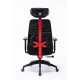 Scaun gaming Serioux Kyrian, adjustabil, piston pe gaz clasa 4, manere 3d, tetiere reglabile, baza stea cu 5 picioare, suporta pana la 150 kg, rosu Scaun gaming Serioux Kyrian, adjustabil, piston pe gaz clasa 4, manere 3d, tetiere reglabile, baza stea cu 5 picioare, suporta pana la 150 kg, rosu