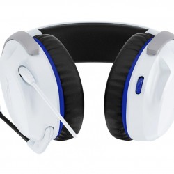 Casti gaming cu fir HyperX CloudX Stinger 2 Xbox/PC, jack 3,5mm pentru conectare direct la controller, drivere 50mm, slidere gradate, microfon cu noise cancelling, spuma cu memorie, alb