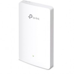 TP-Link Wireless Access Point EAP615-Wall, AX1800 WIFI 6, Dual-Band, Uplink 1× Gigabit Ethernet (RJ-45) Port, Downlink 3× 10/100/1000 Mbps Ethernet Ports, Wireless Standards IEEE 802.11ax/ac/n/g/b/a, 5 GHz: Up to 1201 Mbps, 2.4 GHz: Up to 574 Mbps, 802.3a