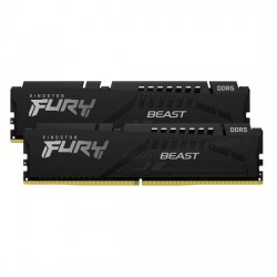 Memorie RAM Kingston DDR5 64GB 5600MHz CL40 1.25V Dual Channel Kit Fury Beast Black XMP