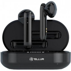 Casti Bluetooth Tellur Flip True Wireless, negru Casti Bluetooth Tellur Flip True Wireless, negru