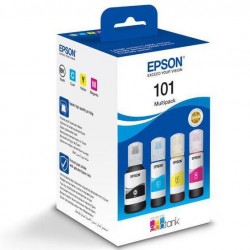 Pachet cartuse cerneala Epson 101 ECOTANK , BKCMY, capacitate 127ML BK, 70ml / culoare, pentru L6170, L4160, L4150, L6190
