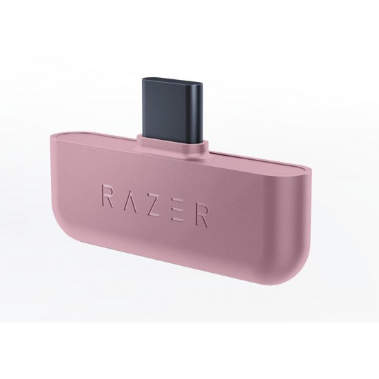 Casti cu microfon Razer Barracuda X - Quartz (2022) wireless,  Wireless Multi-platform Gaming and Mobile Headset, USB-C, 20 Hz – 20 kHz, 32ohm, 96db, driver 40mm, roz