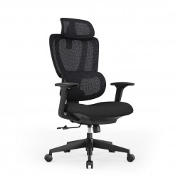 Scaun birou Serioux Aeromesh, Dimensiuni (LxAxÎ): 68,5x67x111-119cm, Capacitate greutate: 150 kg, Material suprafață: Material plasă, Material cadru: Fibră de sticlă de înaltă rezistență, Tip cotieră: Cotieră 3D, Tip pârghie pneumatică: Sistem de ridicare