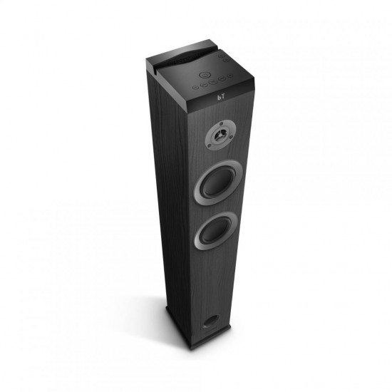 Sistem Audio 2.1 Energy System Tower 5 MAX, bluetooth 5.3, interfata jack 3.5mm, putere: 100W, frecventa raspuns 40 Hz ~ 18 kHz, frecventa FM: 87,5 - 108 MHz, ecran/afisaj: LED, suport card de memorie: microSD si stick-uri USB pana la 128 GB, include tele
