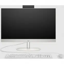 All-in-One Business HP ProOne 240 G10 cu procesor Intel Core i5 1334U pana la 4.6GHz, 24 inch, Full HD, IPS, 16GB DDR4, 512GB SSD, Intel Iris Xe Graphics, Windows 11 Pro, White, 3 ani garantie