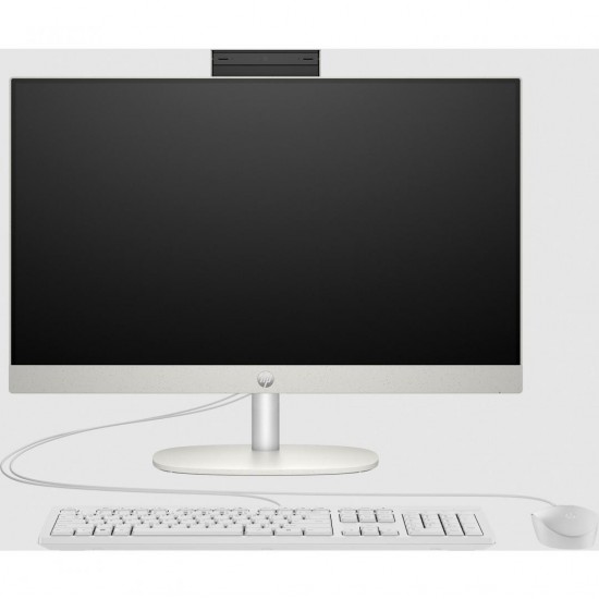 All-in-One Business HP ProOne 240 G10 cu procesor Intel Core i5 1334U pana la 4.6GHz, 24 inch, Full HD, IPS, 16GB DDR4, 512GB SSD, Intel Iris Xe Graphics, Windows 11 Pro, White, 3 ani garantie