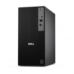 Desktop Dell PRO Tower QCT1250, 180W Bronze PSU, ENERGY STAR Qualified, Intel Core i5-14500 vPro (14 cores, up to 5.0GHz), Integrated Graphics, 8 GB: 1 x 8 GB, DDR5, up to 4800 MT/s, non-ECC, 512 GB, SSD, 8x DVD+/- RW/RAM 9.5mm Slimline Optical Disk Drive
