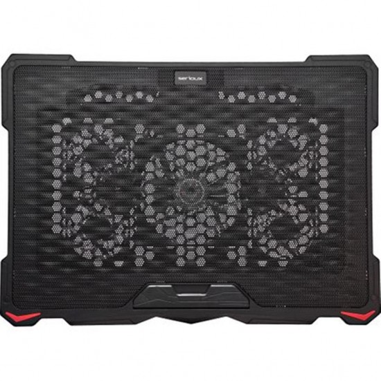 Cooling pad Serioux, SRXNCP035, Dimensiuni: 415*295*27mm , Compatibilitate maxima laptop: 17.3 inch, Numar ventilatoare: 5, Dimensiune ventilator: 1 x 120*120*15mm / 4 x 70*7*15mm, Nivel zgomot:, 20dBA, Tensiune alimentare: DC 5V, Viteza rotatie maxima: 1 Cooling pad Serioux, SRXNCP035, Dimensiuni: 415*295*27mm , Compatibilitate maxima laptop: 17.3 inch, Numar ventilatoare: 5, Dimensiune ventilator: 1 x 120*120*15mm / 4 x 70*7*15mm, Nivel zgomot:, 20dBA, Tensiune alimentare: DC 5V, Viteza rotatie maxima: 1