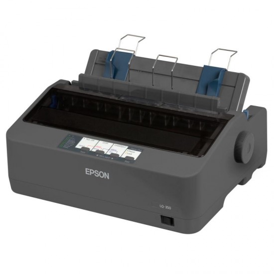 Imprimanta matriceala mono Epson LQ-350, dimensiune A4, numar ace: 24 pini, viteza 10cpi, rezolutie 360x180dpi, memorie 128KB, limbaje de printare IBM 2390 Plus, ESC/P2, interfata USB 2.0, Bidirectional parallel, RS-232, consumabile: S015633, optional: su