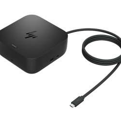 HP USB-C Dock G6 100W, Porturi: 2x USB Type-C (data & 15W USB Power Delivery)/ 1x USB Type-A 10Gbs/ 2x USB Type-A 5Gbs/ 2x DisplayPort 1.4/ 1x RJ-45/ 1x HDMI 2.1, Dimensiuni: 12.1 x 12.1 x 5.1 cm, Greutate: 0.68Kg, 3yw