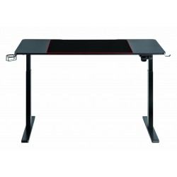 Birou gaming electric Serioux Elysium LED RGB 1400x600x730mm, reglare electrica pe inaltime inaltime ajustabila: 750 - 1210 mm