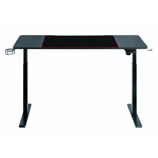 Birou gaming electric Serioux Elysium LED RGB 1400x600x730mm, reglare electrica pe inaltime inaltime ajustabila: 750 - 1210 mm