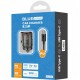 Incarcator auto BLUE Power BCC50 33W/3A 1xUSB-A & 1xUSB-C Black + Cable USB-C to USB-C Black