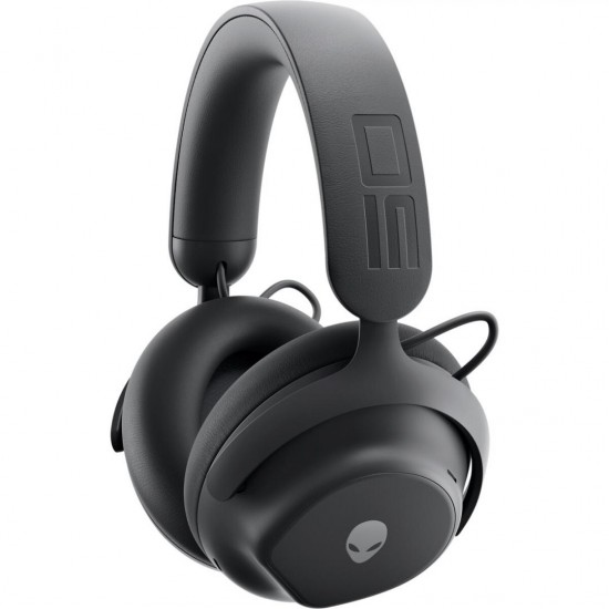 Alienware Pro Wireless Gaming Headset, Connectivity Technology: Wired/Wireless, Wireless Technology: Bluetooth, Wireless Operating Distance: 30m, Bluetooth Standard: Bluetooth 5.3, Impedance: 32 Ohm, Features: 50mm graphene-coated drivers, 2-mic AI noise 