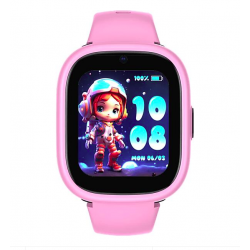 LAGENIO Smartwatch pentru copii cu Functie Telefon, K3 , Premium, Monitorizare Sanatate, Conexiune 4G, Roz