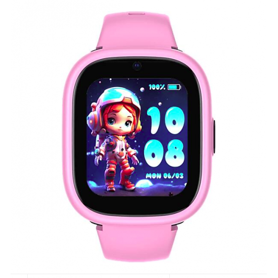 LAGENIO Smartwatch pentru copii cu Functie Telefon, K3 , Premium, Monitorizare Sanatate, Conexiune 4G, Roz