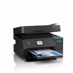 Multifunctional inkjet color Epson EcoTank CISS L6390, dimensiune A4 (Printare,Copiere, Scanare, Fax), printare borderless, viteza 35ppm alb-negru, 23ppm color, rezolutie 4800x1200 dpi, alimentare hartie 250 coli,ADF 30 coli, duplex automat ,scanner CIS r