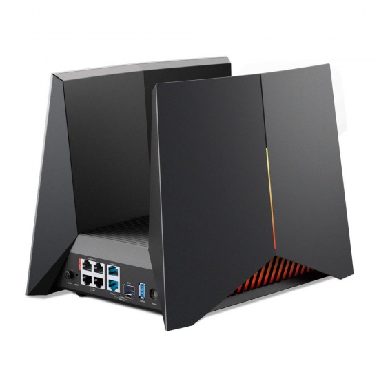TP-LINK Router wireless TRi-Band Archer GE800, Otel inoxidabil, BE19000, Viteze wireless: • 6 GHz: 11520 Mbps (802.11be), 5 GHz: 5760 Mbps (802.11be), 2.4 GHz: 1376 Mbps (802.11be), 8 x antene interne, , Mod Access Point, Interfata: 1× port WAN/LAN de 10 TP-LINK Router wireless TRi-Band Archer GE800, Otel inoxidabil, BE19000, Viteze wireless: • 6 GHz: 11520 Mbps (802.11be), 5 GHz: 5760 Mbps (802.11be), 2.4 GHz: 1376 Mbps (802.11be), 8 x antene interne, , Mod Access Point, Interfata: 1× port WAN/LAN de 10