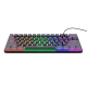 Tastatura mecanica cu fir Trust GXT 867 Acira, USB 2.0. nr taste 61, swtich linear, negru