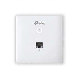 Wireless Access Point TP-Link EAP230-WALL, 1× 10/100/1000 Mbps Ethernet Port, 802.3af/802.3at PoE, 2 Dual-Band Antennas, 2.4 GHz: 2× 4 dBi, 5 GHz: 2× 3.6 dBi, Mounting: Wall Plate Mounting, Wireless Standards: IEEE 802.11n/g/b/ac, 5 GHz: 867 Mbps, 2.4 GHz