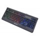Kit Gaming Serioux Kayel 4 in 1, Tastatura de gaming, 104 taste, 19 taste Anti-ghosting , design slim, iluminare rainbow, structura metalica gri, taste negre + design cu palm rest, cablu USB 1.5M PVC, plug and play; Mouse gaming, senzor Sunplus 199, 800-6
