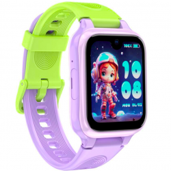 LAGENIO pentru copii K9 , Premium 4G cu Functie Telefon & AI, Slim, Localizare GPS, Control Parental, Buton SOS, Mov