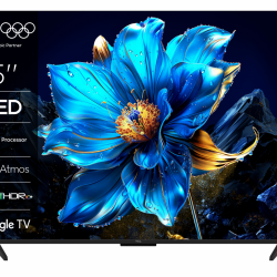 Televizor TCL QLED 55P7K, 139 cm, Smart Google TV, 4K, Clasa F
