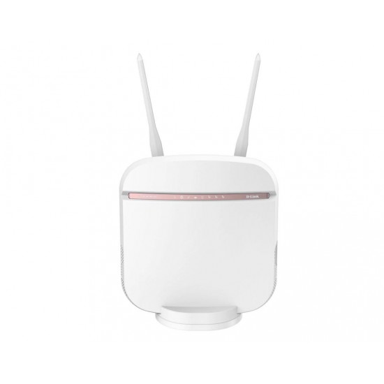 D-Link Router Wireless DWR-978 5G, AC2600, Dual-Band, MU-MIMO, Porturi: 4 x Gigabit RJ-45, 1 x WAN, suporta pana la 128 dispozitive conectate, 2 x antene externe detasabile, viteza wireless: 1733 Mbps 5 GHz, 800 Mbps 2.4 GHz, 5G/4G LTE/3G via SIM, 1 x USB