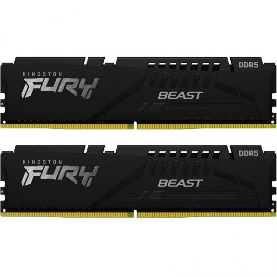 Memorie RAM Kingston FURY Beast, 32GB DDR5, 6000MHz, CL30
