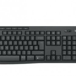 Kit Tastatura + Mouse MK370 Wireless, tastatura fara fir, 112 taste, rezistenta la stropire, mouse optic wireless, rezolutie 1000 DPI, negru