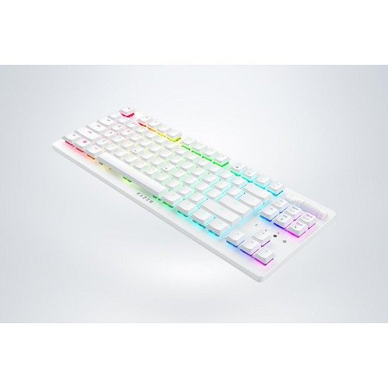KB RAZER DEATHSTALKER V2 PRO TKL (RED SWITCH) - WHITE - US Layout