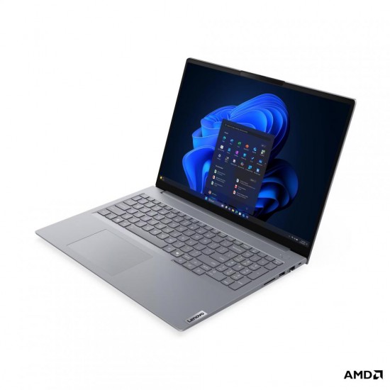 Laptop SMB Lenovo ThinkBook 16 G9 AHP, cu procesor AMD Ryzen 7 250, 16'' IPS, 32 GB DDR5, 512 GB SSD, AMD Radeon 780M, Fara OS, 3 ani Garantie