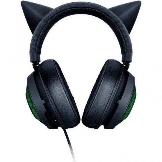 Casti Razer Kraken Kitty V2 Pro USB-A, senzitivitate 96 dB SPL / mW @ 1kHz by HATS si senzitivitate microfon -42 dB, frecventa raspuns 20Hz-20kHz, frecventa raspuns microfon 100Hz-10kHz impedanta 32 Ω (1 kHz), lungime cablu 2m, negru