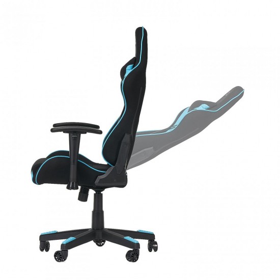 Scaun gaming X by Serioux, Torin, ajustabil, material textil, piston pe gaz, manere reglabile, baza stea cu 5 picioare, greutate maxima admisa 150Kg, perne detasabile, negru si albastru Scaun gaming X by Serioux, Torin, ajustabil, material textil, piston pe gaz, manere reglabile, baza stea cu 5 picioare, greutate maxima admisa 150Kg, perne detasabile, negru si albastru