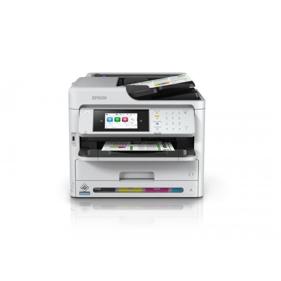 Multifunctional inkjet color Epson WorkForce Pro WF-C5890DWF, dimensiune A4 (Printare, copier, Fax ),duplex, viteza 34ppm alb-negru si color, rezolutie 4.800 x 1.200 dpi, alimentare hartie 250 coli + 50 ADF, Scanner: 24 ipm,rezolutie 1200 x 2400dpi, scan 