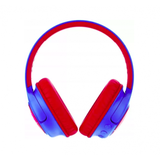 PowerLocus Casti pentru copii, Wireless, Bobo Kids Blue/Red