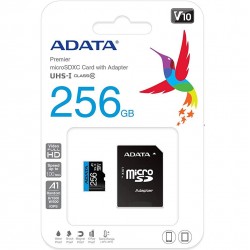 Card de Memorie MicroSDXC Adata Premier, 256GB, Adaptor SD, Class 10 Card de Memorie MicroSDXC Adata Premier, 256GB, Adaptor SD, Class 10