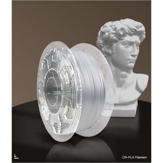 CREALITY CR PLA 3D Printer Filament, ivory white, 1KG, Printing temperature: 190-220, Filament diameter: 1.75mm, Tensile strength: 60MPa, Size of filament wheel: Diameter 200mm, height 66mm, hole diameter 56mm. Utilizare: pana la 6 luni de la deschiderea 