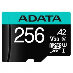 Card de Memorie MicroSDXC Adata 256GB, Adaptor SD, Class 10