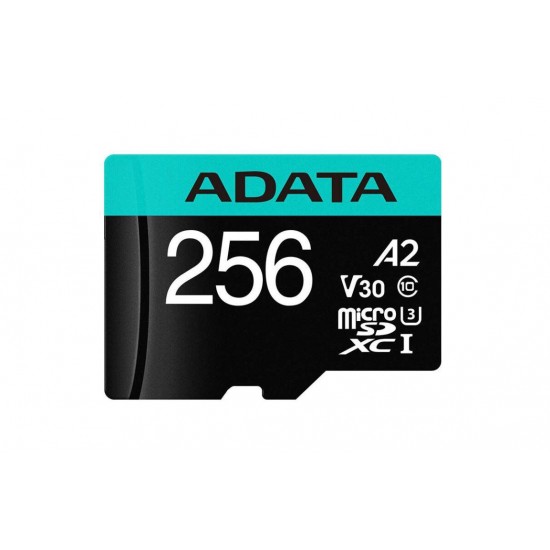 Card de Memorie MicroSDXC Adata 256GB, Adaptor SD, Class 10