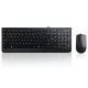 Lenovo 300 USB Combo Keyboard & Mouse, Senzor mouse: Optic, Rezolutie (dpi): 1600 dpi, Tipul conexiunii: USB, Lungime/Tip cablu: 1.80m, Culoare: Negru, Dimensiune: Mouse - 34 mm (1,33 inchi), tastatură - 20 mm x Mouse - 63 mm (2,44 inchi), tastatură - 424