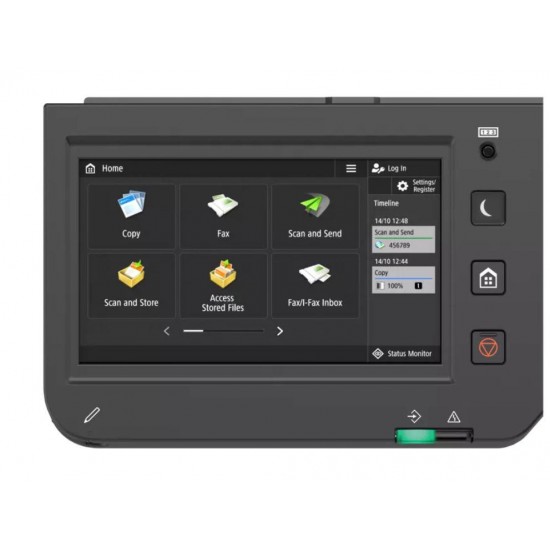 Multifunctional laser color Canon imageRUNNER C3326i, dimensiune A3 (Printare, Copiere, Scanare, Fax Optional), duplex, viteza imprimare 26ppm A4 / 15ppm A3, rezolutie printare 1200dpi × 1200dpi, , procesor 1.6GHz, memorie 2GB RAM, alimentare hartie 100 +