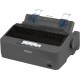 Imprimanta matriceala mono Epson LX-350, dimensiune A4, numar ace: 9 pini, viteza 15cpi, rezolutie 240x144dpi, memorie 128KB, limbaje de printare IBM PPDS, ESC/P, interfata USB 2.0, Bidirectional parallel, RS- 232, ribbon inclus, consumabile: S015637, S01