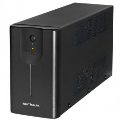 UPS Serioux Line Interactive 1200LI,Led, capacitate 1200VA/720W, 4 prize Schuko , baterie 12 V / 7.0 Ah × 2, timp mediu de functionare pe baterii 10 min - 50% sarcina, management USB/RJ45, software inclus,