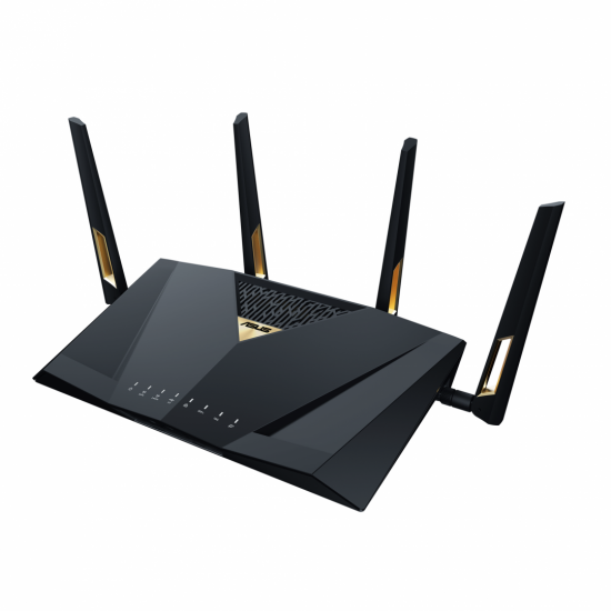 Router Asus Dual-Band RT-BE98U, WIFI-7, Standarde wireless: IEEE 802.11a, IEEE 802.11b, IEEE 802.11g, WiFi 4 (802.11n), WiFi 5 (802.11ac), WiFi 6 (802.11ax), WiFi 7 (802.11be), IPv4, IPv6, Segment Produs: BE7200, Viteza wireless: 1376+5764 Mbps, 4 x anten